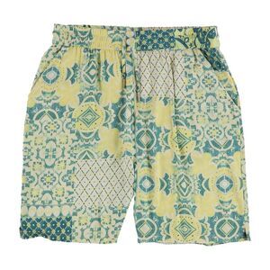 NATIVE YOUTH Mens Tile Print Casual Walking Shorts, Green, NWT